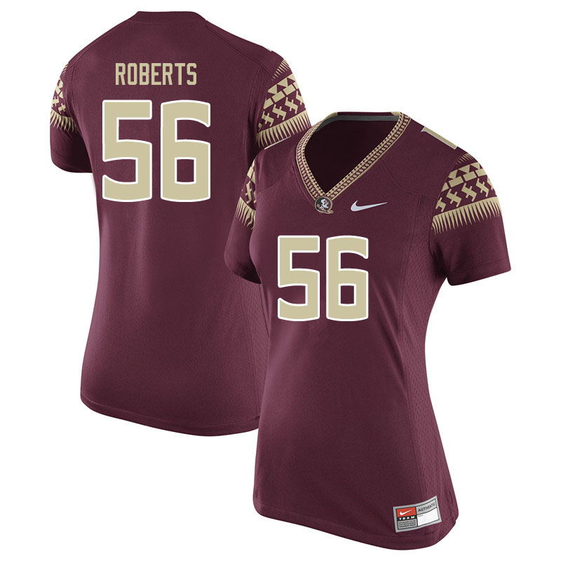 Women #56 Ryan Roberts Florida State Seminoles College Football Jerseys Sale-Garent